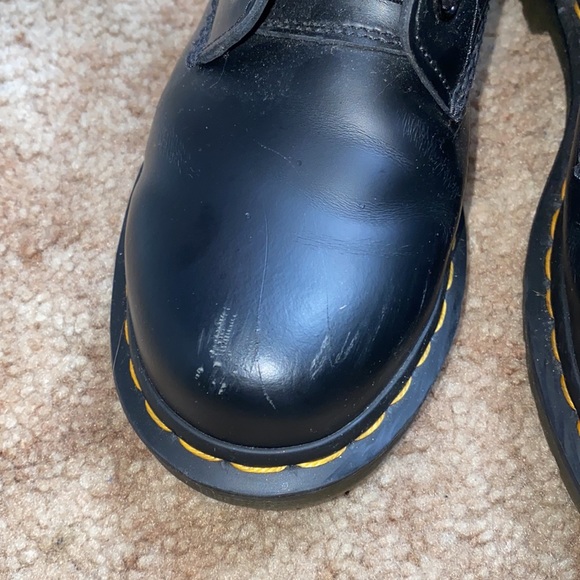 Dr. Martens 1460 Smooth Leather Lace Up Boots - Picture 4 of 6